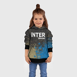 Толстовка-худи детская INTER Sport - Арт, цвет: 3D-черный — фото 2