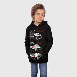 Толстовка-худи детская NISSAN 300 ZX 350Z 370Z JDM STYLE, цвет: 3D-черный — фото 2