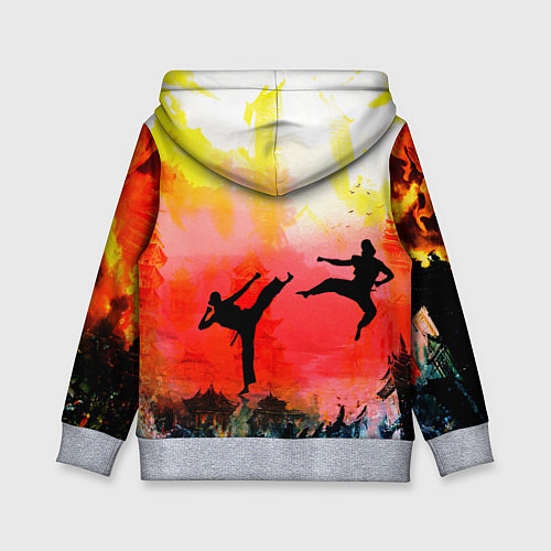 Детская толстовка Cobra Kai / 3D-Меланж – фото 2