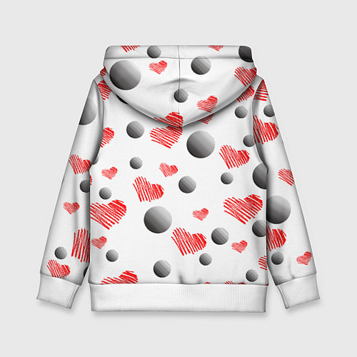 Детская толстовка BOMB LOVE BENDY AND THE INK MACHINE / 3D-Белый – фото 2