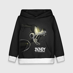 Толстовка-худи детская Bendy And The Ink Machine Бадди Борис, цвет: 3D-белый