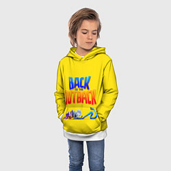 Толстовка-худи детская Дорога домой мультфильм от нетфликса про животных, цвет: 3D-белый — фото 2