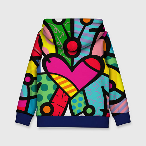 Детская толстовка Ромеро Бритто Арт / 3D-Синий – фото 2
