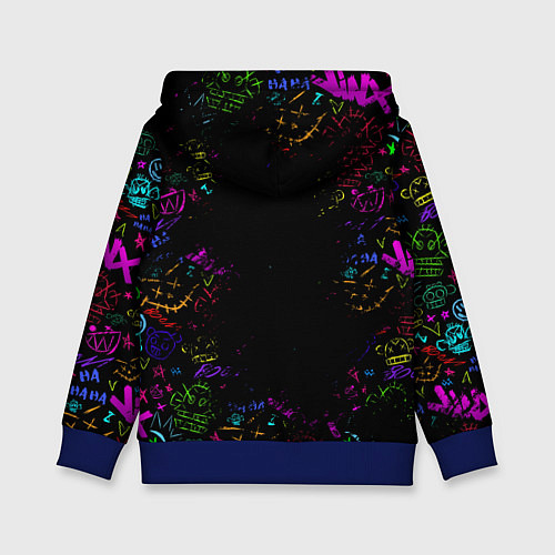 Детская толстовка League Of Legends неон - Arcane / 3D-Синий – фото 2