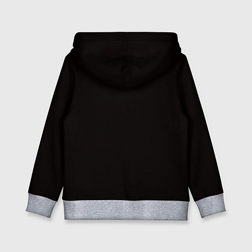 Детская толстовка Полярная сова в космосе / 3D-Меланж – фото 2