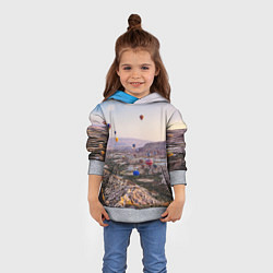 Толстовка-худи детская Воздушные Шары!, цвет: 3D-меланж — фото 2