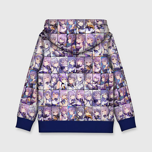 Детская толстовка Genshin Impact Keqing Гениш Импакт Кецин / 3D-Синий – фото 2