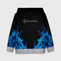 Толстовка-худи детская Mercedes-Benz Fire, цвет: 3D-меланж