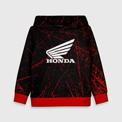 Толстовка-худи детская Honda Красные линии, цвет: 3D-красный