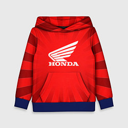 Детская толстовка Honda красные линии