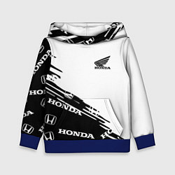 Толстовка-худи детская Honda sport pattern, цвет: 3D-синий