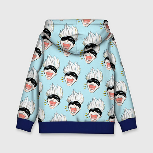 Детская толстовка Узор с Сатору / 3D-Синий – фото 2