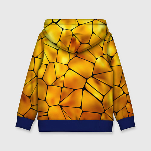 Детская толстовка Lamborghini Gold плиты / 3D-Синий – фото 2