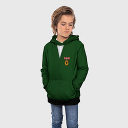 Толстовка-худи детская Hyosan High School uniform, цвет: 3D-черный — фото 2