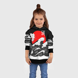 Толстовка-худи детская Kisatsutai - Корпус бойни демонов, цвет: 3D-черный — фото 2