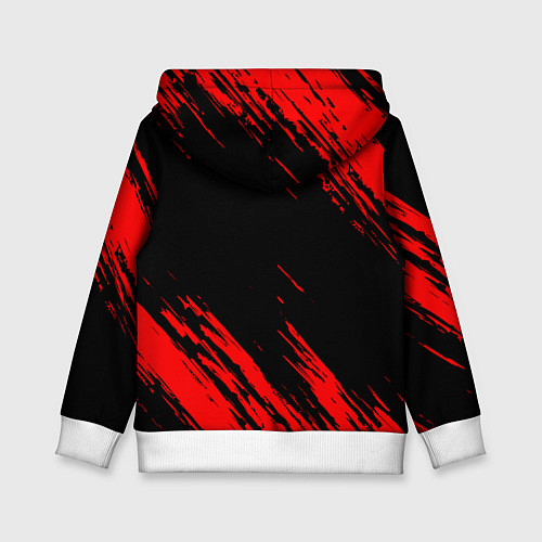 Детская толстовка Mitsubishi Texture Red / 3D-Белый – фото 2