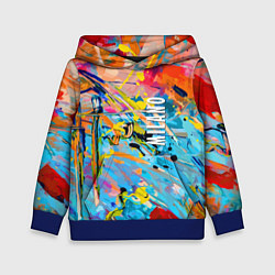 Толстовка-худи детская Vanguard fashion pattern Milano, цвет: 3D-синий
