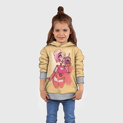 Толстовка-худи детская Cute Chica UCN, цвет: 3D-меланж — фото 2