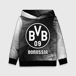 Толстовка-худи детская БОРУССИЯ Borussia Art, цвет: 3D-черный