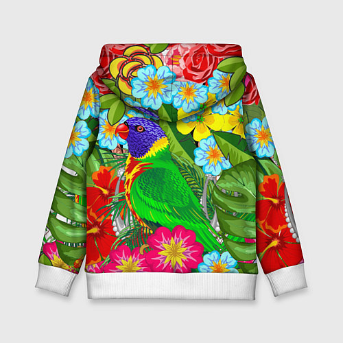 Детская толстовка Фрида Кало Мексика Художник Феминист 3D / 3D-Белый – фото 2