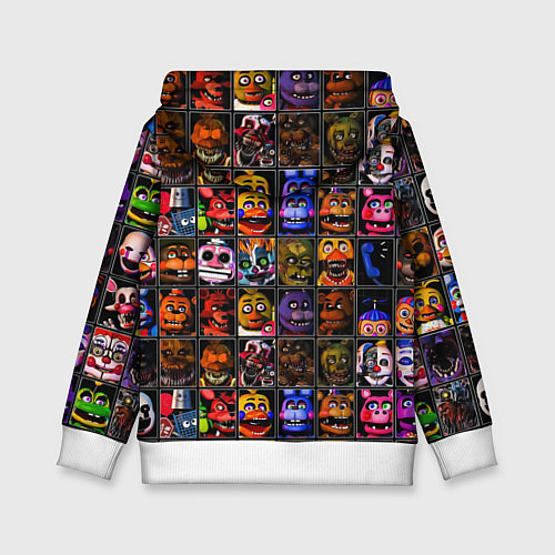 Детская толстовка Ultimate Custom Night FNAF / 3D-Белый – фото 2