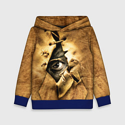 Толстовка-худи детская Джиперс Криперс видит, цвет: 3D-синий