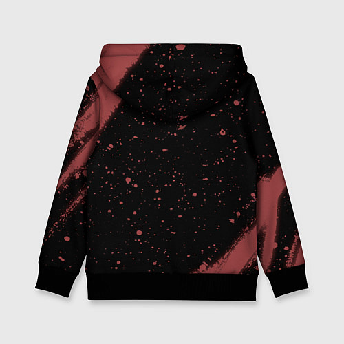 Детская толстовка FIVE NIGHTS AT FREDDYS - ФОКСИ Краска / 3D-Черный – фото 2