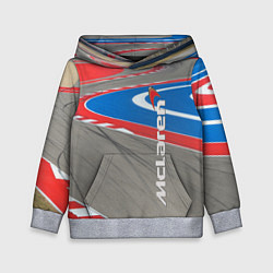 Толстовка-худи детская McLaren Racing Route, цвет: 3D-меланж
