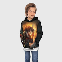 Толстовка-худи детская ELDEN RING - ЕЛДЕН РИНГ ВАЛЬКИРИЯ, цвет: 3D-белый — фото 2