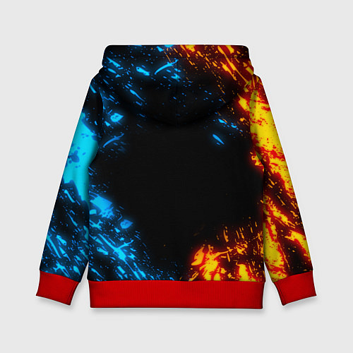 Детская толстовка АТАКА ТИТАНОВ БИТВА ОГНЕЙ ATTACK ON TITAN FIRE / 3D-Красный – фото 2