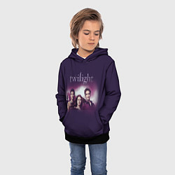 Толстовка-худи детская Персонажи Twilight, цвет: 3D-черный — фото 2