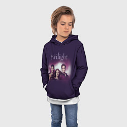 Толстовка-худи детская Персонажи Twilight, цвет: 3D-белый — фото 2
