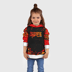 Толстовка-худи детская Akudama drive арт, цвет: 3D-белый — фото 2