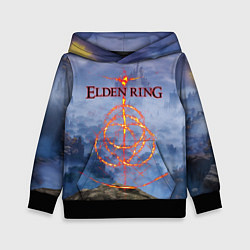 Толстовка-худи детская Elden Ring, Logo, цвет: 3D-черный