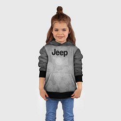 Толстовка-худи детская JEEP abstraction, цвет: 3D-черный — фото 2