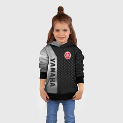 Толстовка-худи детская YAMAHA СТАЛЬ, цвет: 3D-черный — фото 2