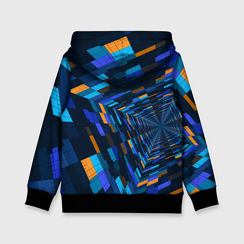 Детская толстовка Geometric pattern Fashion Vanguard / 3D-Черный – фото 2