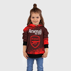 Толстовка-худи детская ARSENAL Pro Sport Спрей, цвет: 3D-черный — фото 2