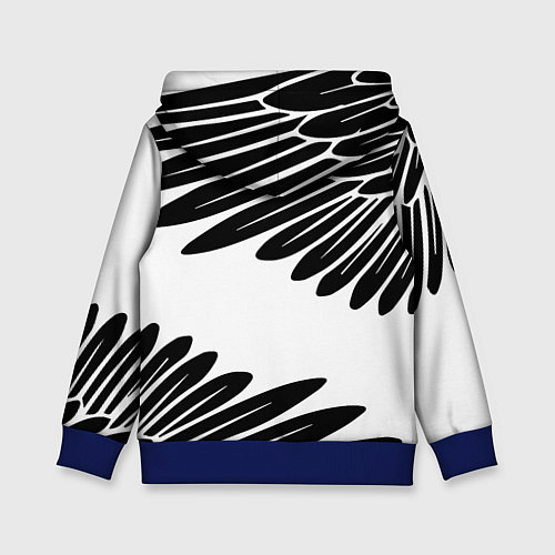 Детская толстовка ГЕРБ РОССИИ КРЫЛЬЯ СВОБОДЫ / 3D-Синий – фото 2