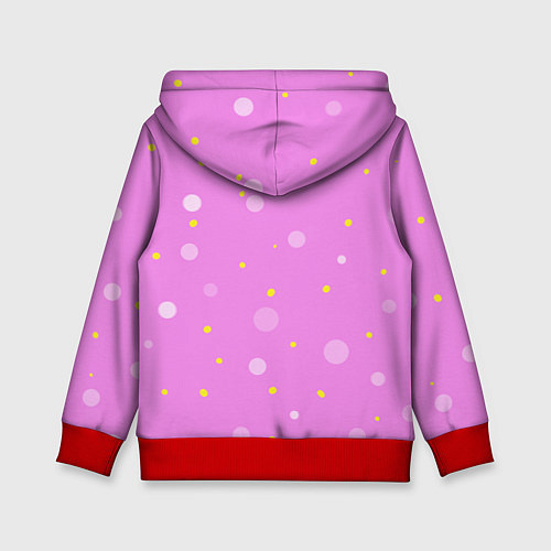 Детская толстовка Русалка Юникорн / 3D-Красный – фото 2