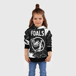Толстовка-худи детская Foals КОТ Краска, цвет: 3D-черный — фото 2