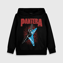 Толстовка-худи детская PANTERA гитара, цвет: 3D-черный