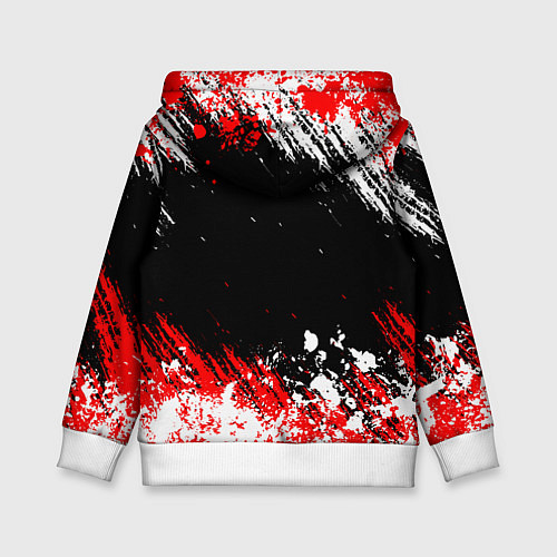 Детская толстовка Free Fire брызги красок / 3D-Белый – фото 2