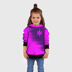 Толстовка-худи детская FINAL FANTASY XIV - Абстракция, цвет: 3D-черный — фото 2