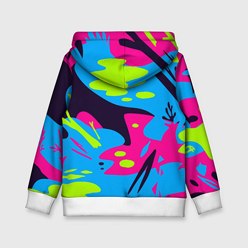 Детская толстовка Color abstract pattern Summer / 3D-Белый – фото 2