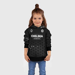 Толстовка-худи детская Chelsea Форма Champions, цвет: 3D-черный — фото 2
