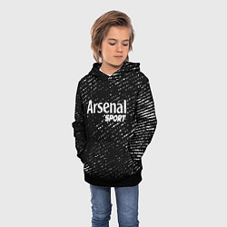 Толстовка-худи детская ARSENAL Sport Потертости, цвет: 3D-черный — фото 2