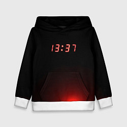 Толстовка-худи детская 1337 Elite, цвет: 3D-белый
