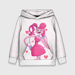Толстовка-худи детская POPPY PLAYTIME - Mommy long legs - Мамочка длинные, цвет: 3D-белый