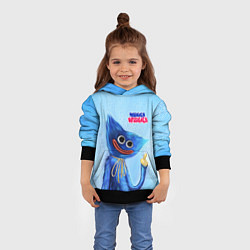 Толстовка-худи детская Скромный Хаги Ваги, цвет: 3D-черный — фото 2